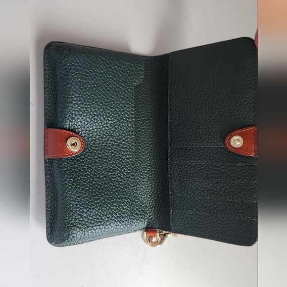 Dooney & Bourke Forest Green Wristlet Phone Wallet - Picture 6 of 10